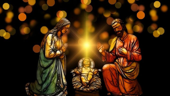 Mary, Joseph, and Jesus